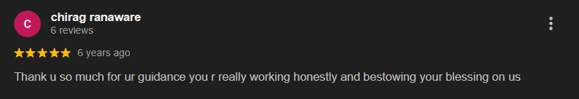 Review from happy client of Astrologer in Navi Mumbai